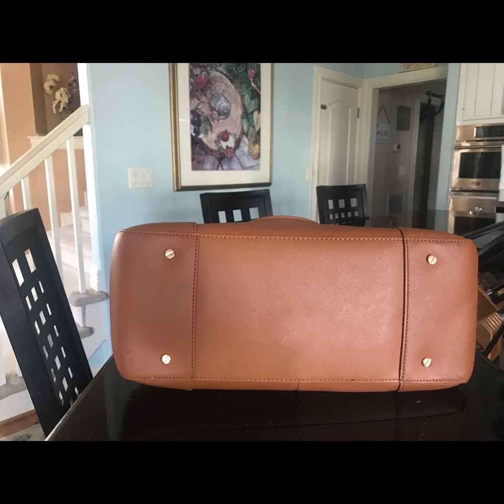 Tory Burch Double-zip Medium size , brown tote - Picture 6 of 7